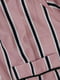 Пижама с шортами розового цвета в полоску | 6488730 | фото 4
