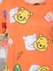 Ночная рубашка оранжевого цвета с принтом | 6488757 | фото 4