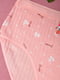 Трусы полубатальные розового цвета с принтом | 6489063 | фото 3