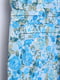 Штаны голубого цвета с цветочным принтом | 6489160 | фото 4