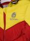 Куртка бордово-жовта з капюшоном | 6489279 | фото 4
