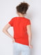 Червона футболка з принтом котики | 6490100 | фото 3