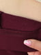 Штаны полубатальные бордового цвета | 6490606 | фото 4