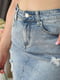 Юбка джинсовая голубого цвета | 6491190 | фото 4