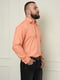 Рубашка оранжевая однотонная | 6491319 | фото 2