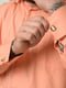 Рубашка оранжевая однотонная | 6491319 | фото 4