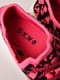 Кроссовки черно-розовые в принт | 6491757 | фото 4
