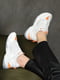 Кросівки білі з помаранчевими вставками | 6491802 | фото 2
