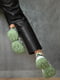 Кросівки білі з зеленими вставками | 6491813 | фото 3