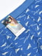 Труси-боксери синього кольору з візерунком | 6492001 | фото 3