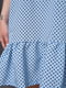 Сукня блакитна в принт | 6492536 | фото 4