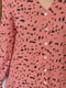 Платье розовое в принт | 6492556 | фото 4