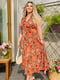 Платье леопардовое с цветочным принтом | 6492559