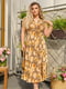 Платье леопардовое с цветочным принтом | 6492560 | фото 2