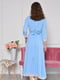 Сукня блакитна в горошок | 6492625 | фото 3