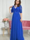 Сукня вечірня жіноча синього кольору | 6492725 | фото 2