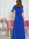 Сукня вечірня жіноча синього кольору | 6492725 | фото 3