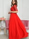 Сукня вечірня жіноча червоного кольору | 6492730 | фото 2