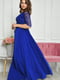 Сукня вечірня жіноча синього кольору | 6492732 | фото 2
