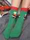 Носки новогодние зеленые | 6492749 | фото 2