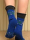 Шкарпетки сині з візерунком | 6492761 | фото 3
