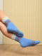 Шкарпетки блакитні з візерунком | 6492762 | фото 3