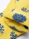 Шкарпетки махрові жовті з принтом | 6492788 | фото 3