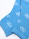 Носки махровые синие с принтом | 6492789 | фото 2