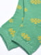 Шкарпетки махрові салатові з принтом | 6492791 | фото 2