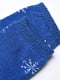 Носки махровые синие с принтом | 6492798 | фото 2