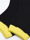 Носки черные с желтой резинкой | 6492808 | фото 2