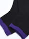 Носки черные с фиолетовой | 6492809 | фото 2