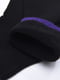 Шкарпетки чорні з фіолетовим | 6492809 | фото 3