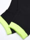 Носки черные с салатовой резинкой | 6492812 | фото 2