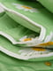 Одеяло силиконовое евро зеленое с принтом | 6492939 | фото 3