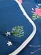 Одеяло силиконовое двуспальное синее с принтом | 6492945 | фото 2