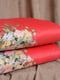 Одеяло силиконовое евро зимнее красное с принтом | 6492946 | фото 2