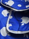 Ковдра силіконова двоспальна зимова синя з принтом | 6492948 | фото 3