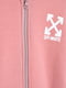 Спортивная кофта  на флисе темно-розового цвета | 6492981 | фото 3
