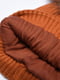 Шапка тепла коричневого кольору на 6-8 років | 6493201 | фото 4