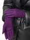 Перчатки кашемировые фиолетовые | 6493341 | фото 2