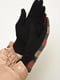 Рукавички текстильні на флісі чорно-червоного кольору | 6493366 | фото 2