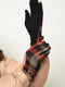 Перчатки текстильные на флисе черно-красного цвета | 6493370 | фото 2