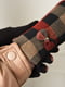 Рукавички текстильні на флісі чорно-червоного кольору | 6493370 | фото 3