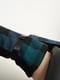 Перчатки текстильные на флисе черно-бирюзового цвета | 6493372 | фото 3