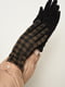 Рукавички текстильні на флісі чорно-коричневого кольору | 6493378 | фото 2