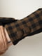 Рукавички текстильні на флісі чорно-коричневого кольору | 6493378 | фото 3