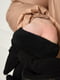 Рукавички текстильні на флісі чорно-коричневого кольору | 6493378 | фото 4