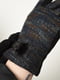 Перчатки текстильные на меху черные | 6493386 | фото 3