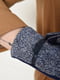 Перчатки текстильные на флисе сине-белые | 6493410 | фото 3